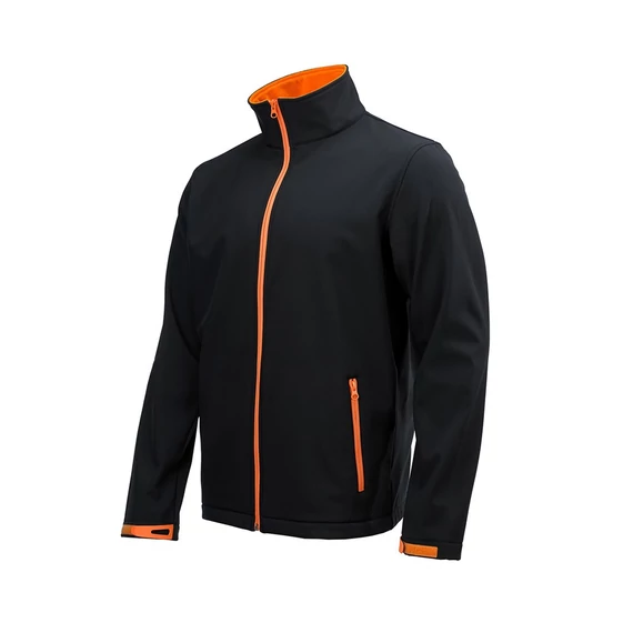 FÉRFI SOFTSHELL KABÁT XXL NARANCS