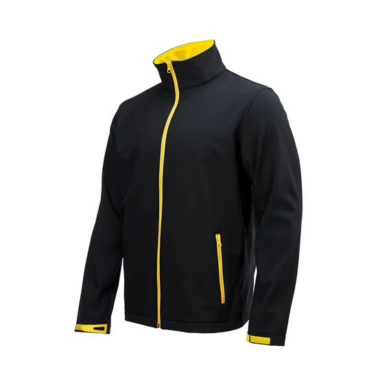 FÉRFI SOFTSHELL KABÁT XXL SÁRGA