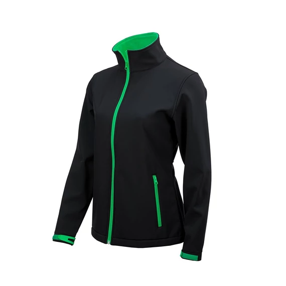 NŐI SOFTSHELL KABÁT L ZÖLD