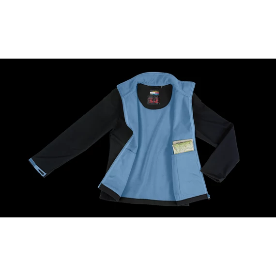 NŐI SOFTSHELL KABÁT L FEKETE