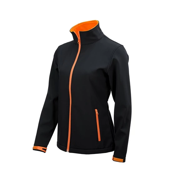 NŐI SOFTSHELL KABÁT L NARANCS