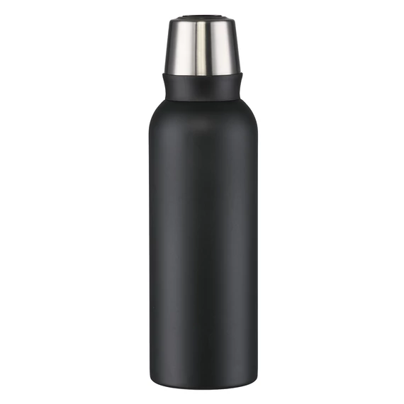 ÉSZAKI STÍLUSÚ VÁKUMOS FÉM TERMOSZ 1000ml FEKETE