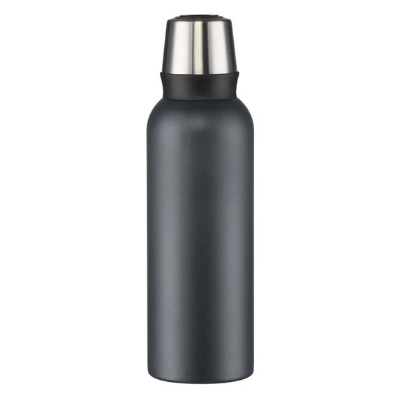 ÉSZAKI STÍLUSÚ VÁKUMOS FÉM TERMOSZ 1000ml SZÜRKE