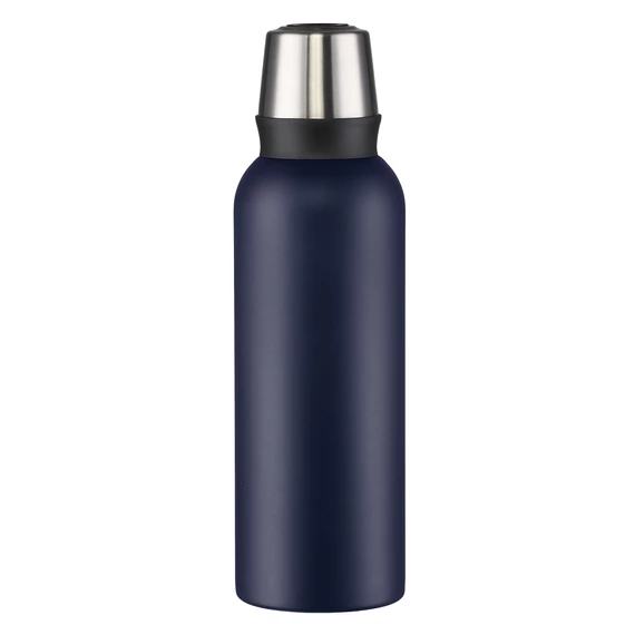 ÉSZAKI STÍLUSÚ VÁKUMOS FÉM TERMOSZ 1000ml SÖTÉTKÉK