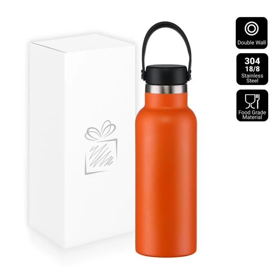ÉSZAKI STÍLUSÚ TERMOSZ ÜVEG 500ml NARANCS