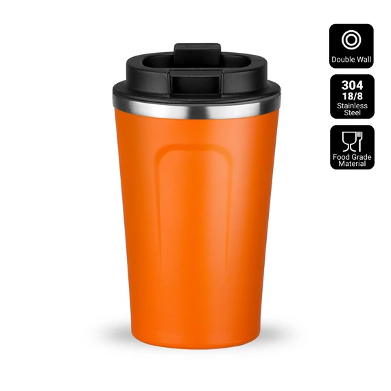 ÉSZAKI STÍLUSÚ TERMOSZ BÖGRE 350ml NARANCS